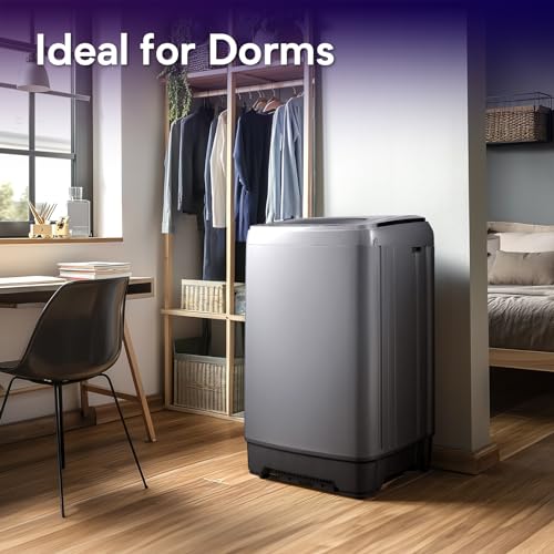 Anypro Portable Washing Machine 13LBS Portable Washer Machine Full Automatic Portable clothes Washing Machine Mini Laundry Machine Small Washing Machine