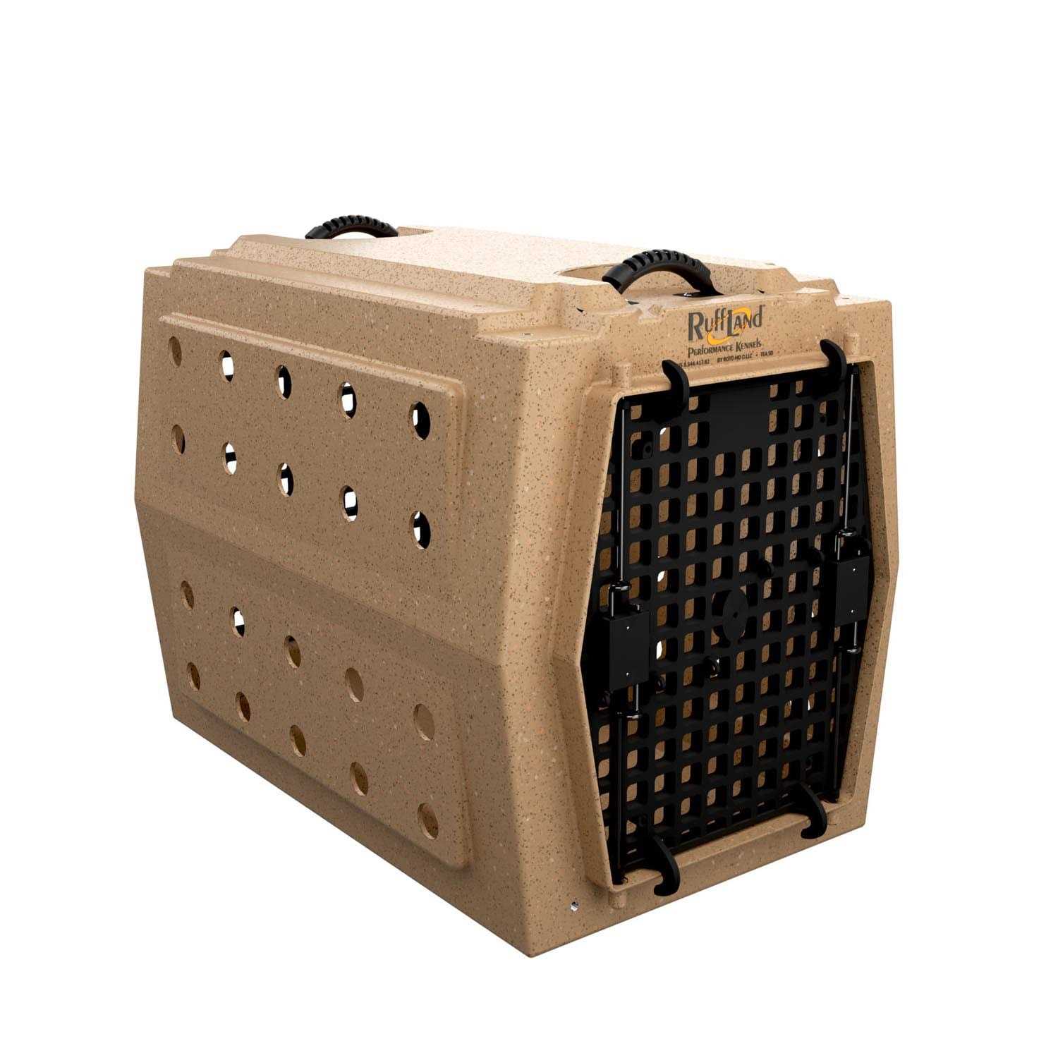 Ruff Land Kennels Intermediate Kennel Double Door INTDD2009TAN22 - Pet Supplies online store