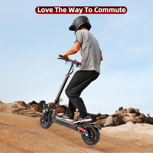 Electric Scooter Adults,11" Off-Road Tires,48V 18/21AH Big Battery,1200W Motor,34 Mph,34/37 Miles Long Range,Dual Braking System,Folding Commuter Electric Scooter - (Seat Optional