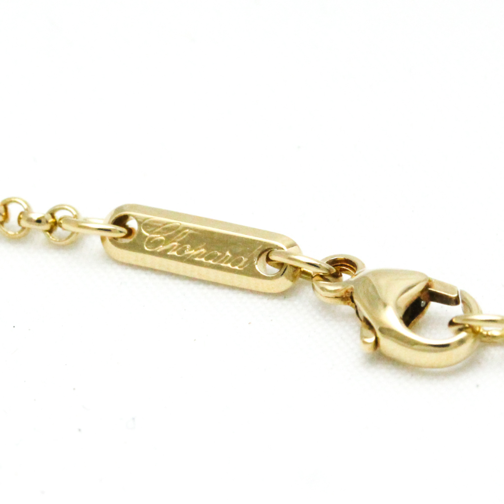 Pre-Owned Chopard Happy Diamonds 79/2936-20 Yellow Gold (18K) Diamond Men,Women Fashion Pendant Necklace Carat/0.2 (Gold) (Good)