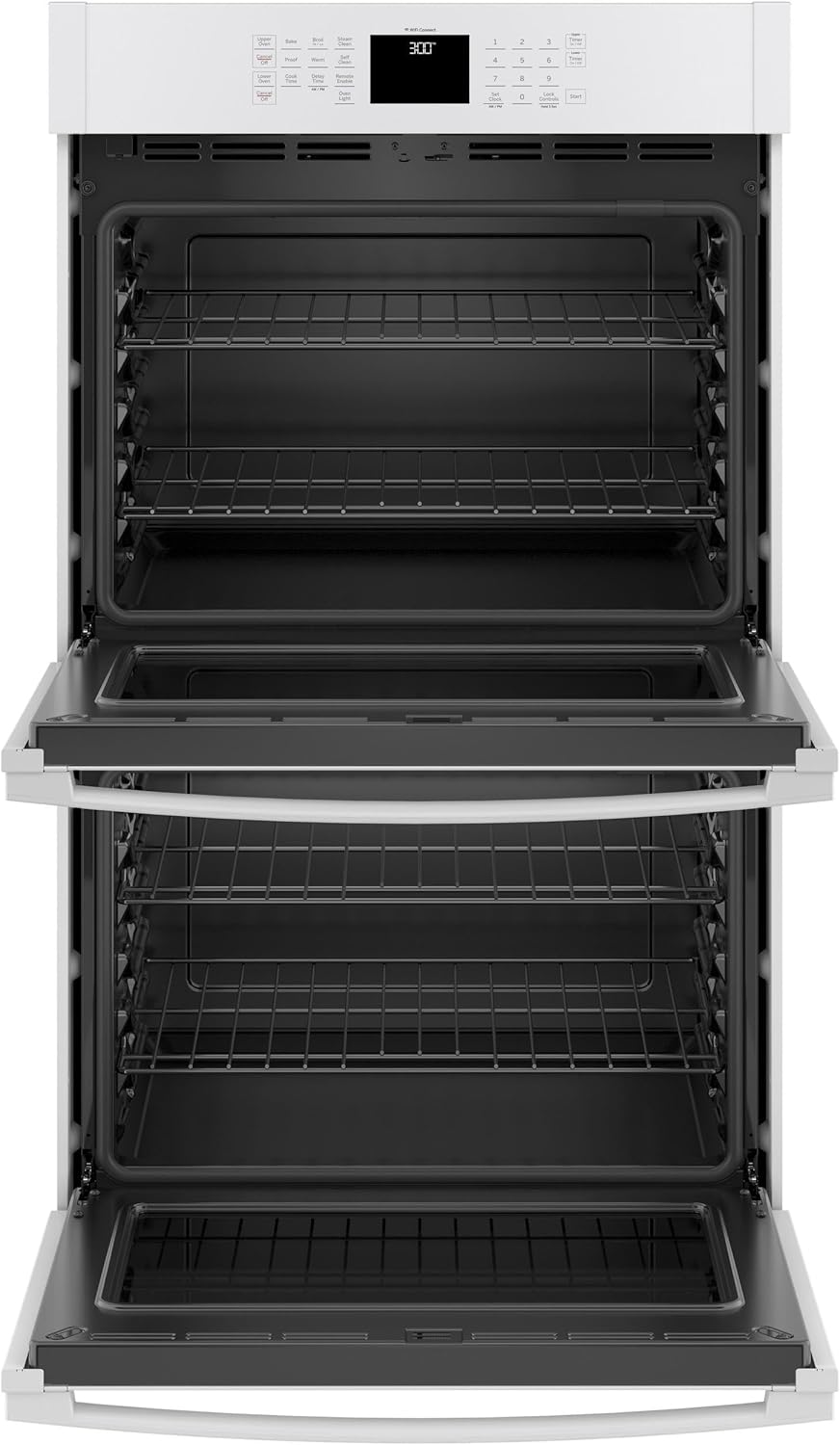 GE Appliances JTD3000DNWW 30" Built-In Double Wall Oven - White