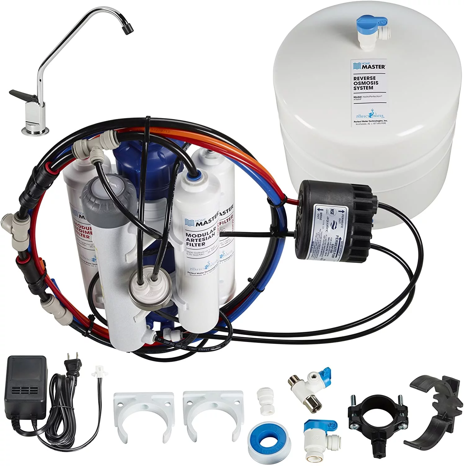 Home Master TMHP HydroPerfection Undersink Reverse Osmosis Water Filter System