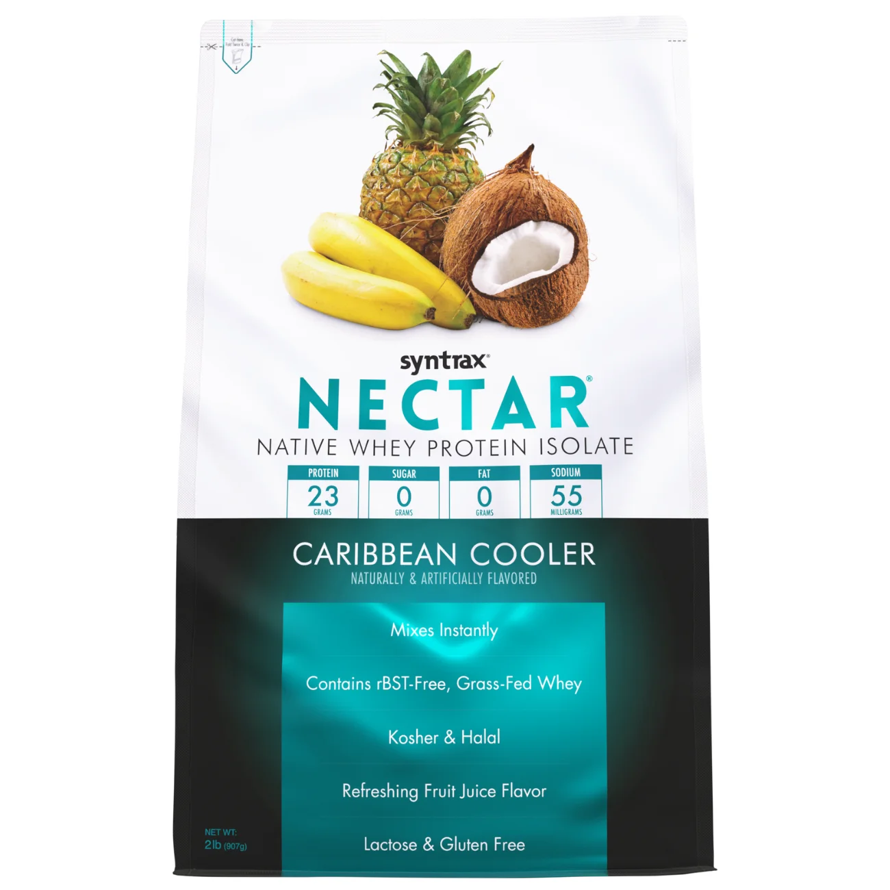 Syntrax Nectar 2lb Protein Powder - Caribbean Cooler - Curated Treasures Market