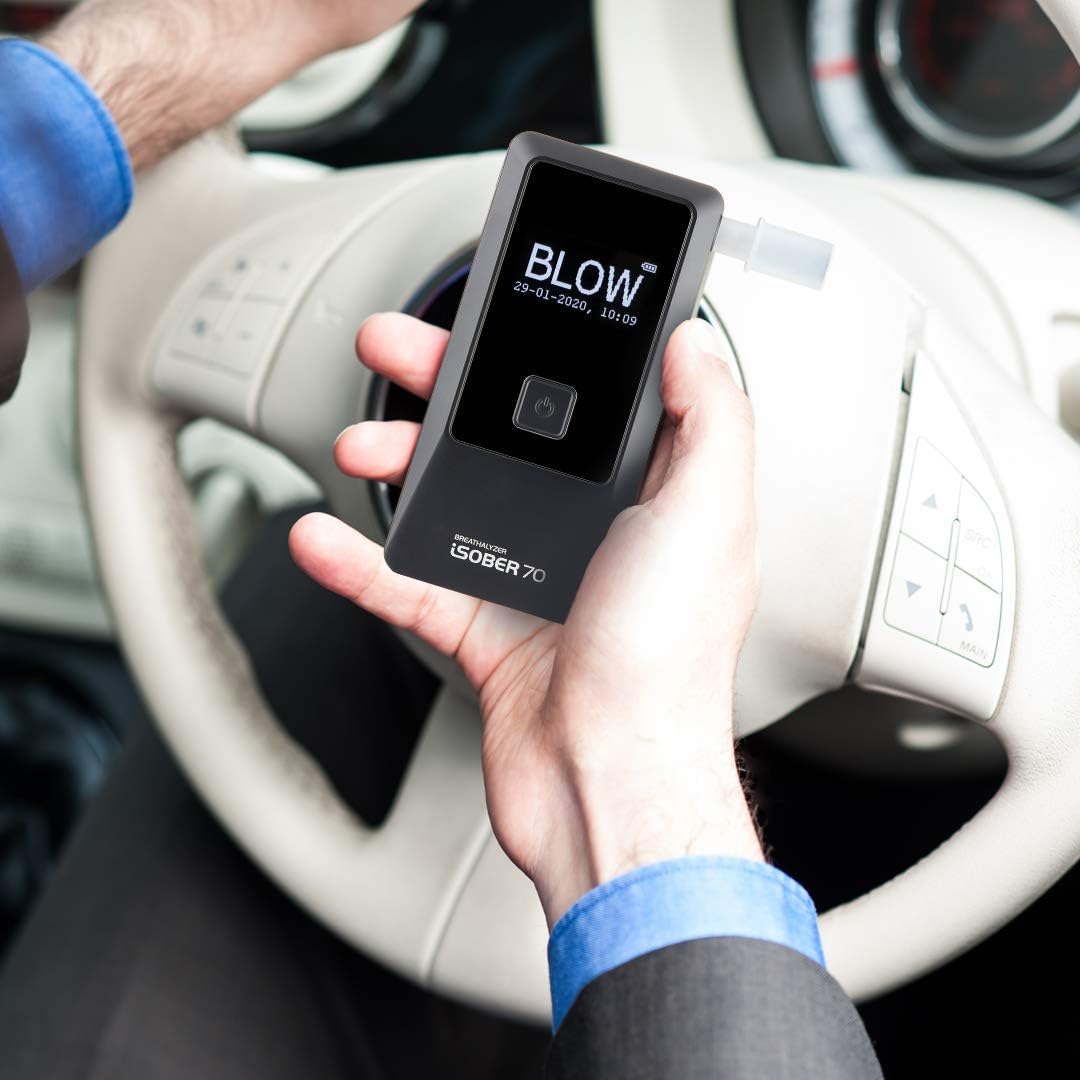 70 Premium Breathalyzer | DOT/NHTSA's Evidential Model Specification Compliant | Suracell FuelCell Sensor Technology Installed