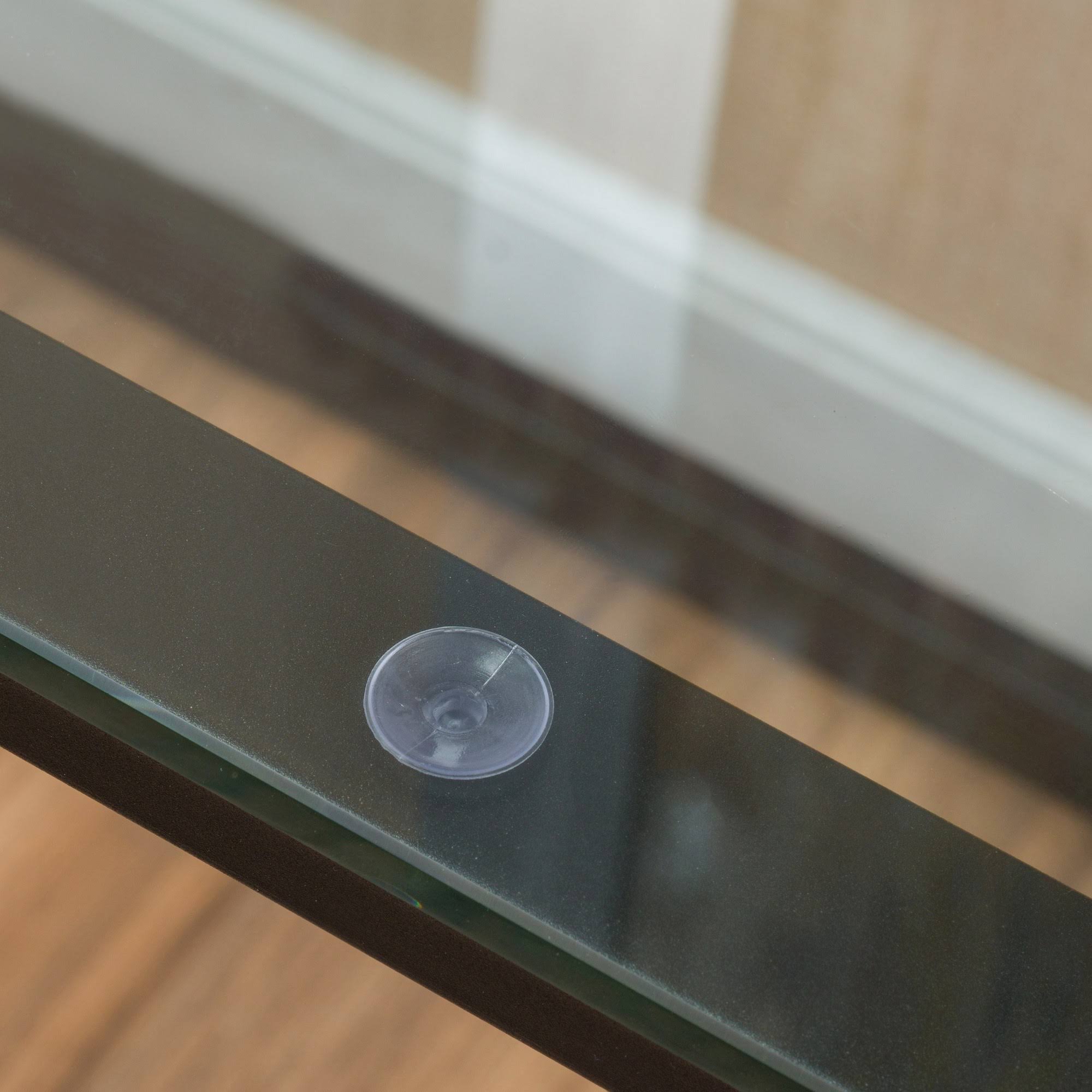 Eghan Glass Computer Desk by Christopher Knight Home