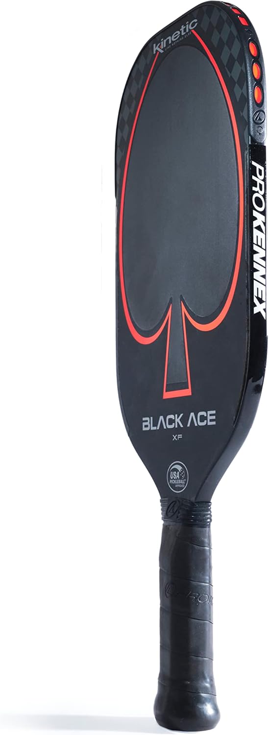 PROKENNEX Black Ace XF - Pickleball Paddle with Toray 700 Carbon Fiber Face - Comfort Pro Grip - USAPA Approved (Cover not Included)