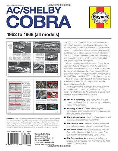 AC/Shelby Cobra: 1962 to 1968 (all Models) [Book]
