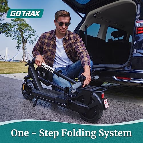 Gotrax Electric Scooter for Adult, 350/500W Motor, Max 18/38 Mile and 20MPH Speed,10" Pneumatic Tire, 36V/48V Big Battery All Aluminum Body, Large LED Display Foldable Commuting E Scooter for Adult