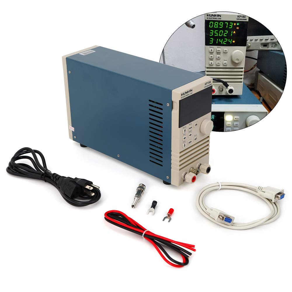 DC Electronic Load Battery Capacity Tester, GDAE10 Internal Resistance Tester Electronic Outlet Power Tester RS485/232 400W 150V 40A, KP184