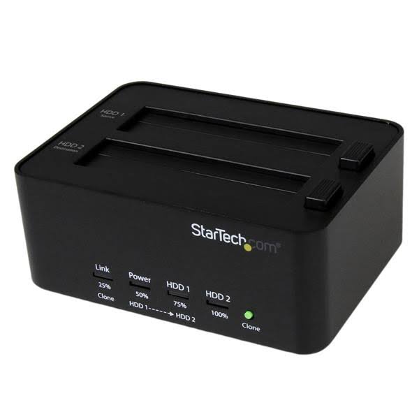 Startech USB 3.0 to 2.5/3.5x22 SATA Hard Drive Docking Station and Standalone HDD/SSD Duplicator