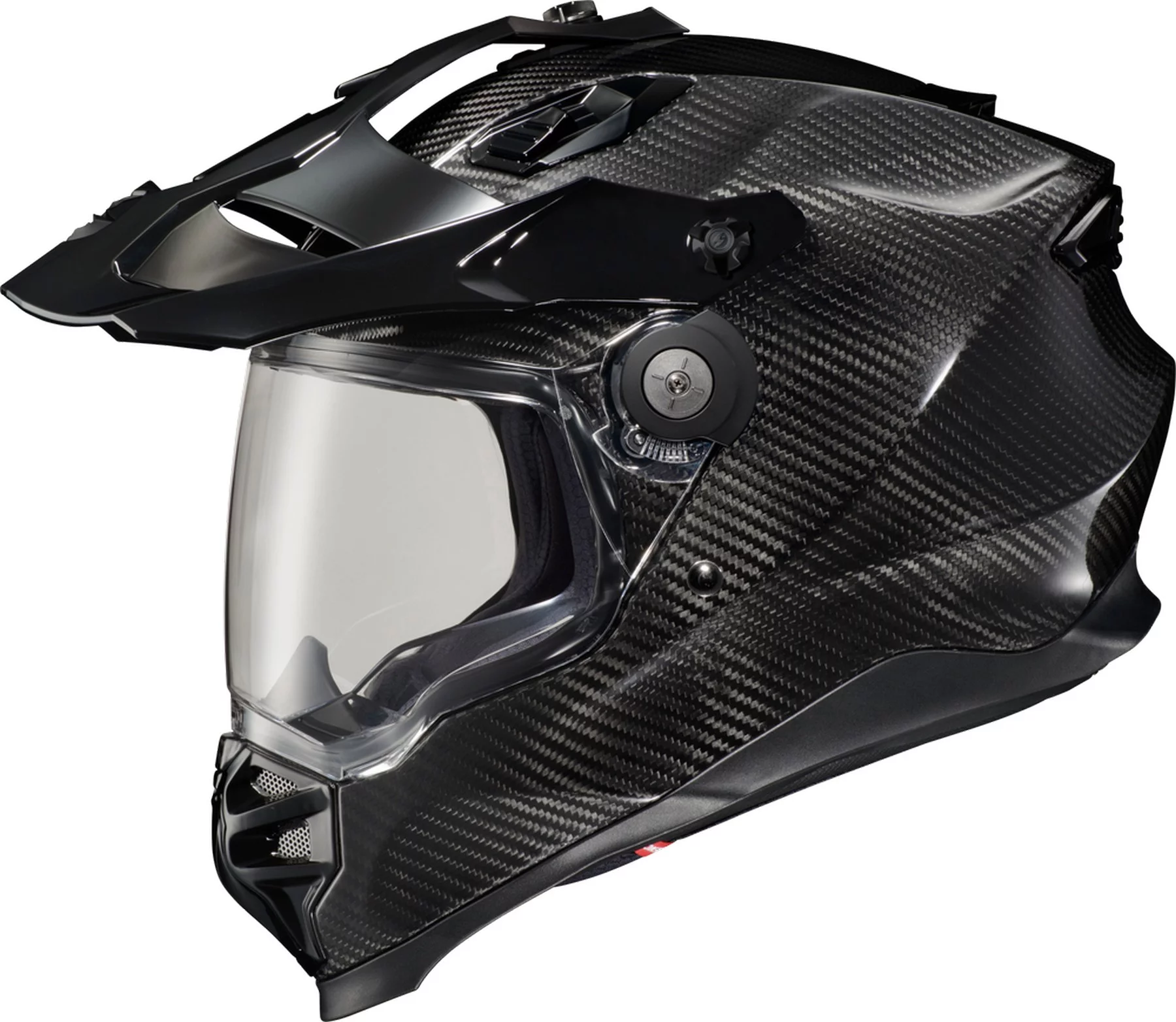 Scorpion EXO-XT9000 Carbon Dual Sport Helmet Gloss Black LG