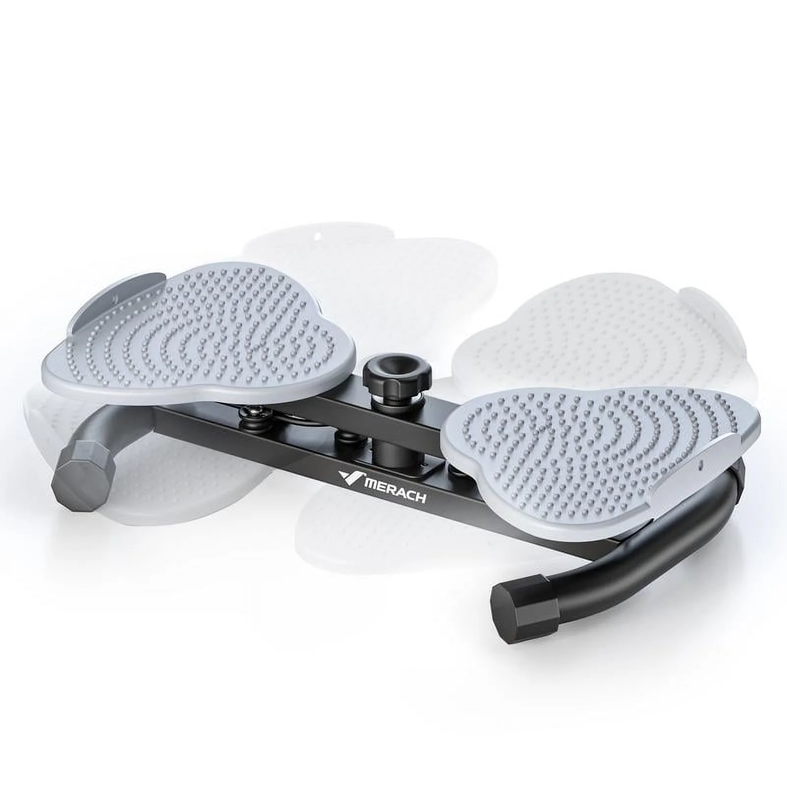 MERACH Waist twist Machine, slim waist and toned abs, 300 lbs weighing, can stand with feet apart, double non-slip, no noise use Exercise Equipment Abdominal Roller Workout