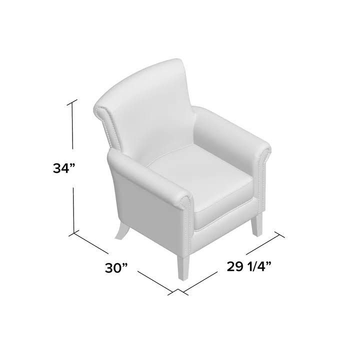 Olson Armchair (Color: Navy/White)