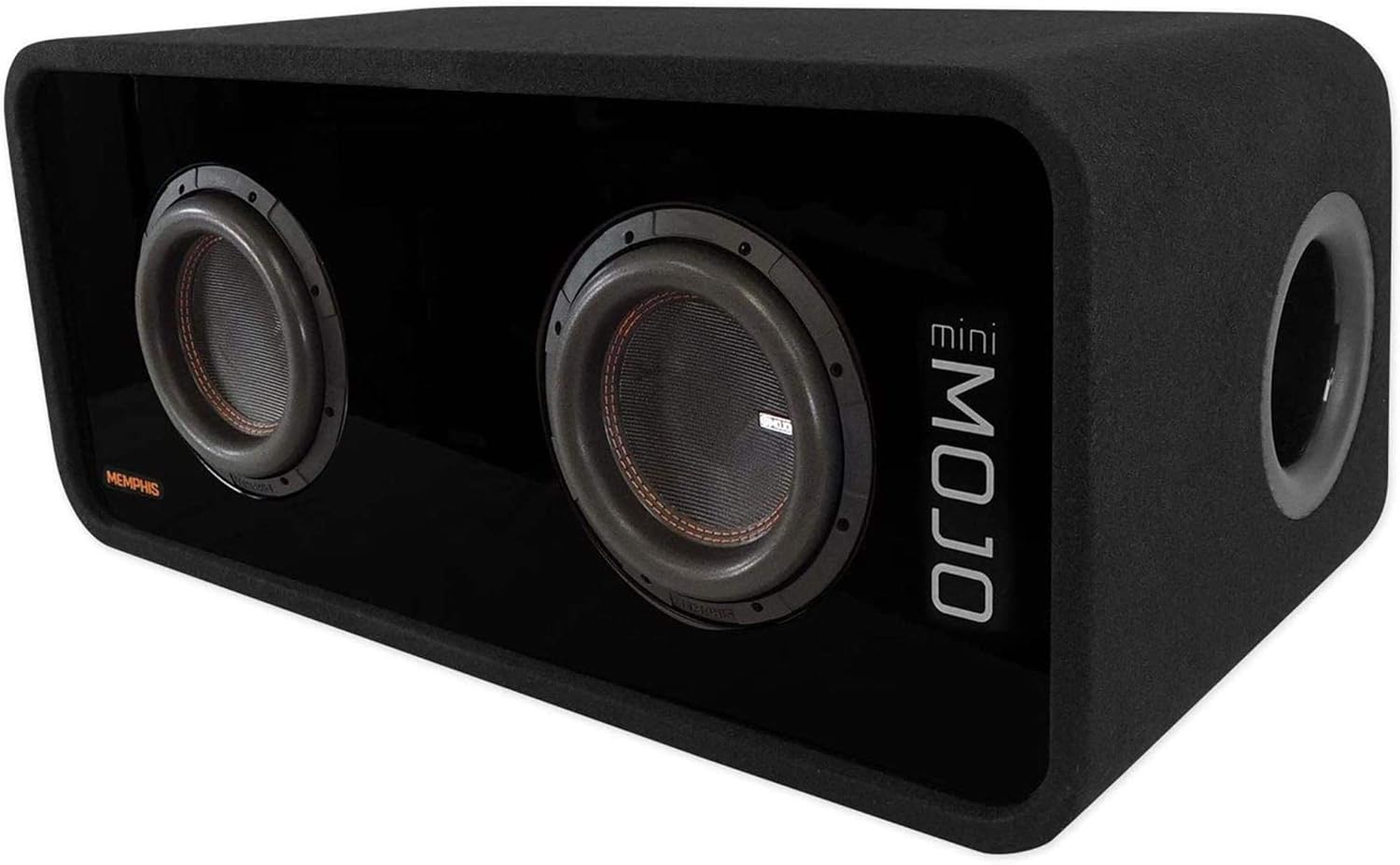 Memphis Audio MJME8D1 Dual 8" 3600w MOJO Loaded 1 Ohm Car Subwoofer Enclosure