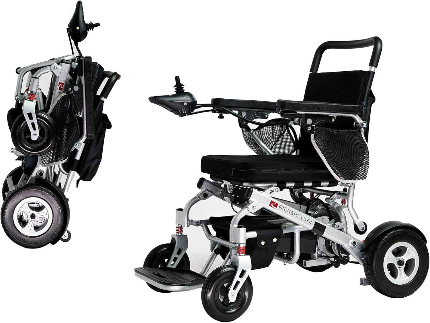 ActiWe Auto Folding Motorized Electric Wheelchair – Foldable All Terrain Long Range (Up to 20 Miles with 20AH Battery Capacity) Power Wheel Chair for Seniors– Portable Power Wheelchairs