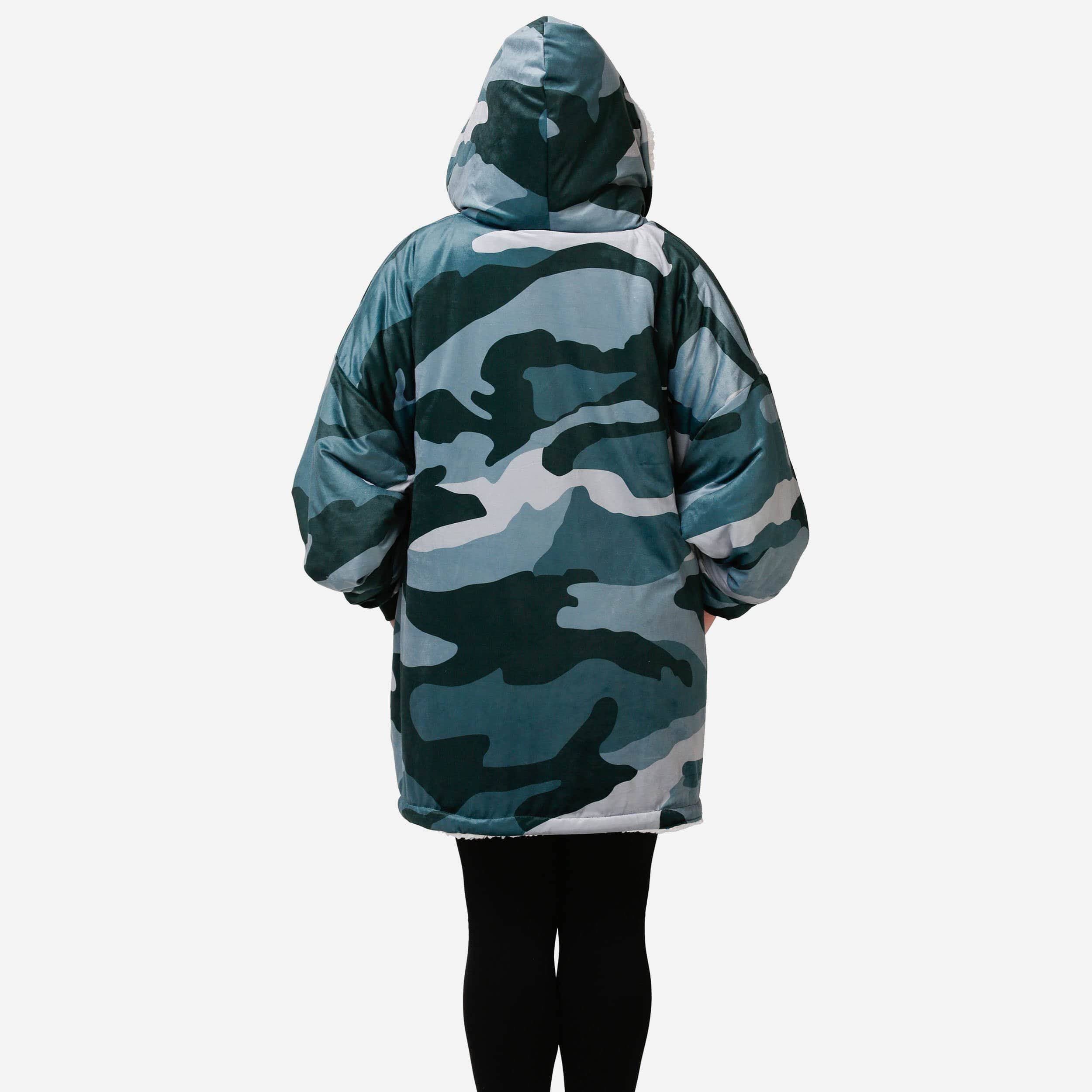 Green Bay Packers NFL Reversible Team Color Camo Hoodeez
