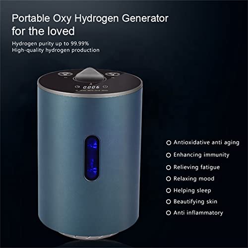 Hydrogen Inhalation Machine 2 in 1Portable, HO-Separation Dual-Output Inhaler, 99.99% High Purity H2 Water Generator, PEM Electrolysis Water Technology