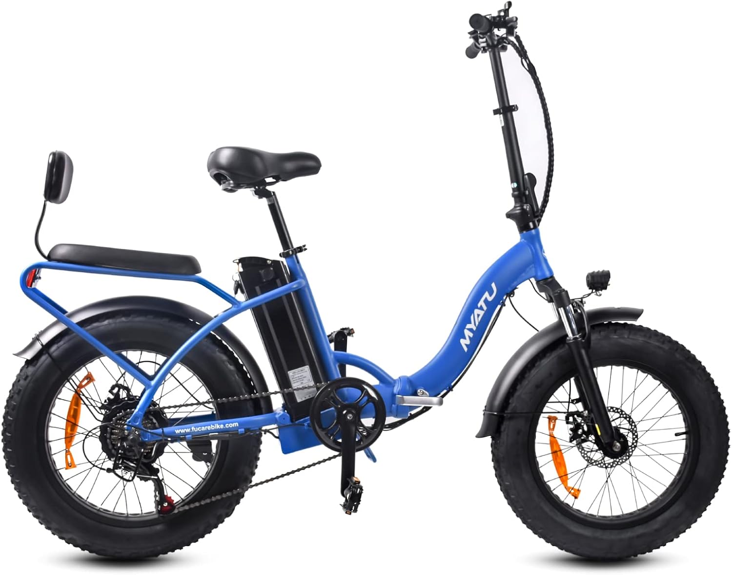 Folding Ebike for Adults 28Mph 20" 4.0 Fat Tire Shimano 7 Speed Lithium Battery Mountain Electric Bicycle Commuter Beach Snow Bike