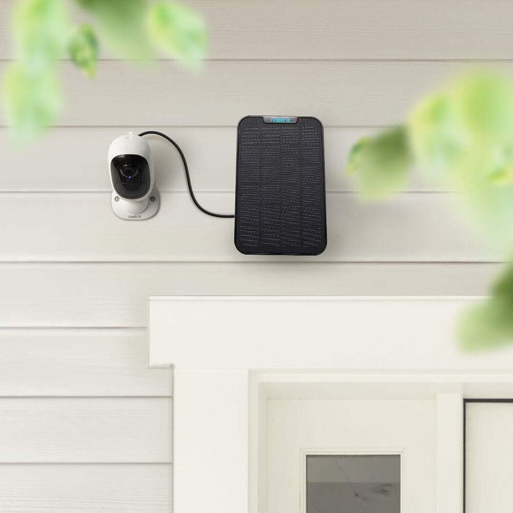 REOLINK Outdoor Security Camera System – Wireless, Rechargeable Battery, 1080P Video, Night Vision, Motion Detection, 2-Way Talk, Waterproof, Support Cloud Storage | Argus 2+Solar Panel
