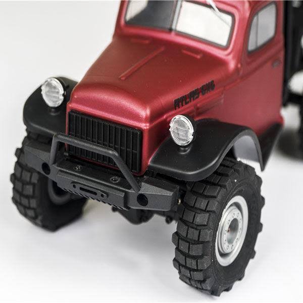 FMS 1/18 Atlas 6x6 RTR Crawler, Red FMMROC002T1