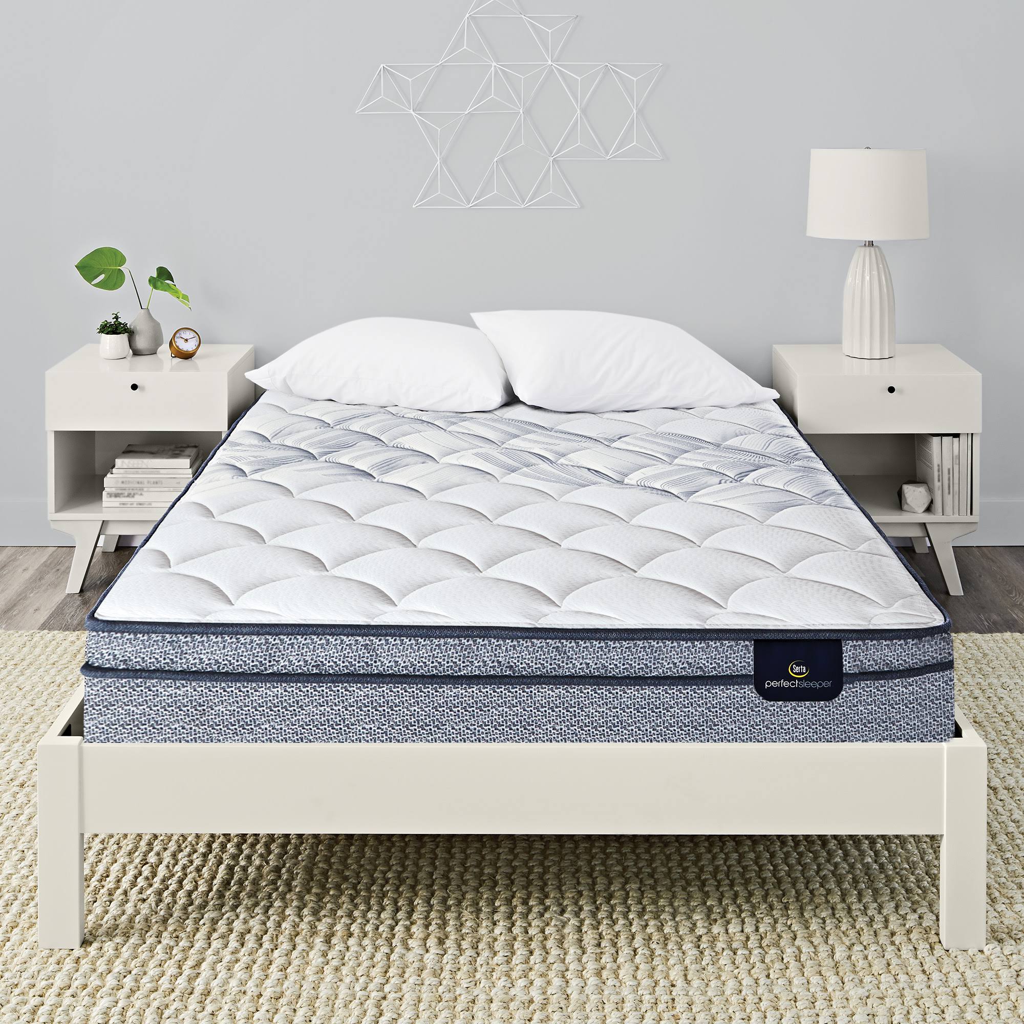 Serta Harlington III Eurotop Plush Mattress - Memory Foam Twin