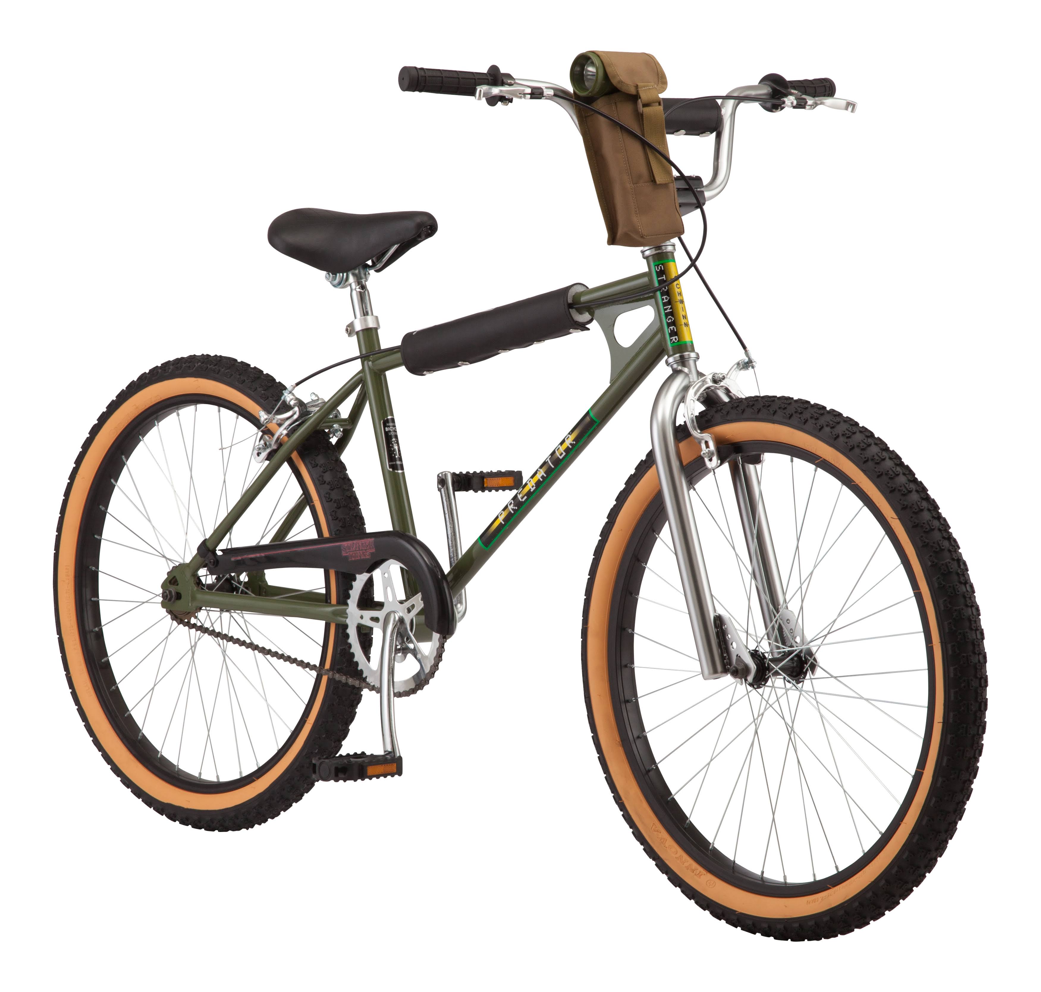 Netflix Stranger Things Lucas BMX Bike, 24-inch Wheels, Single Speed, Green