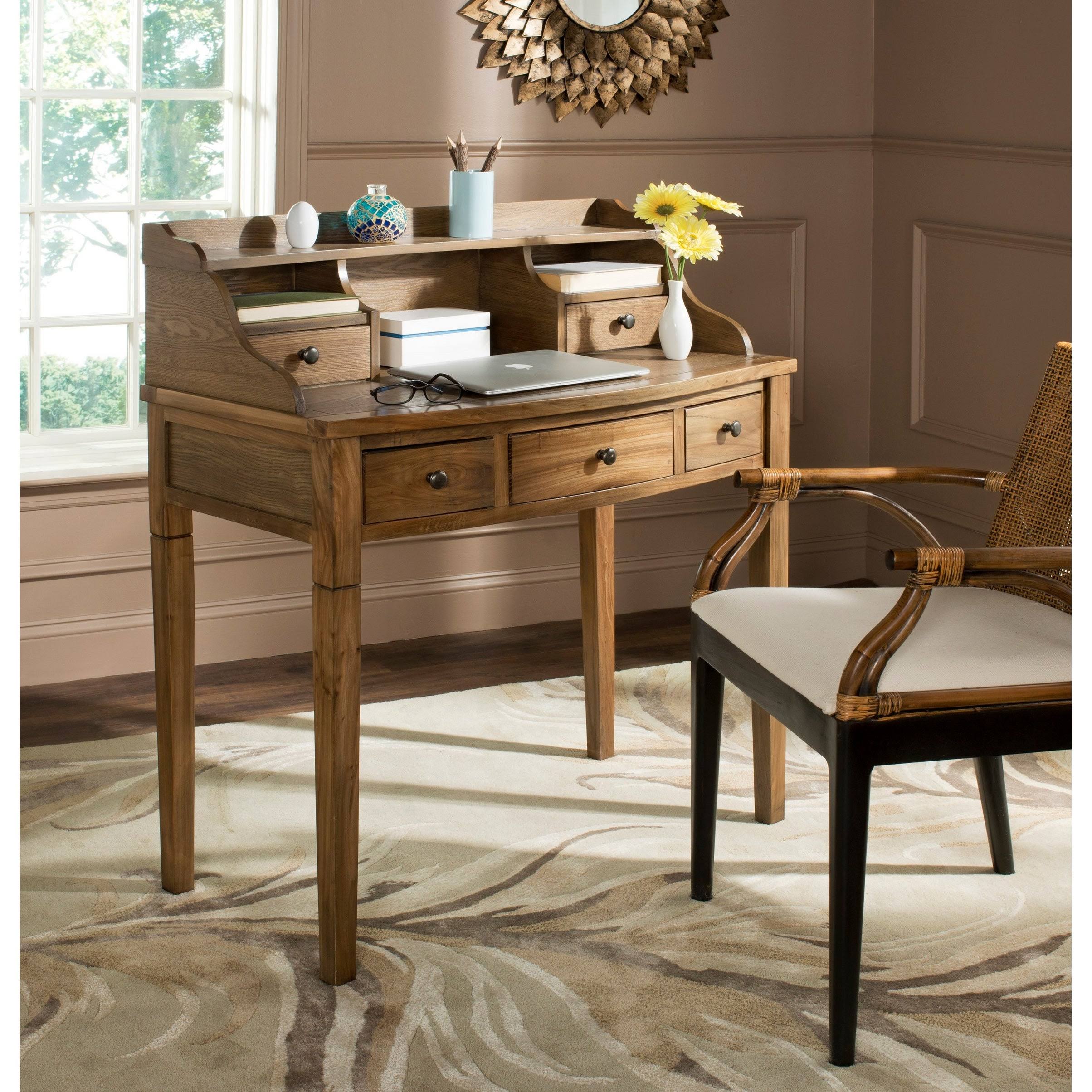 Safavieh American Home Landon Writing Desk, Oak