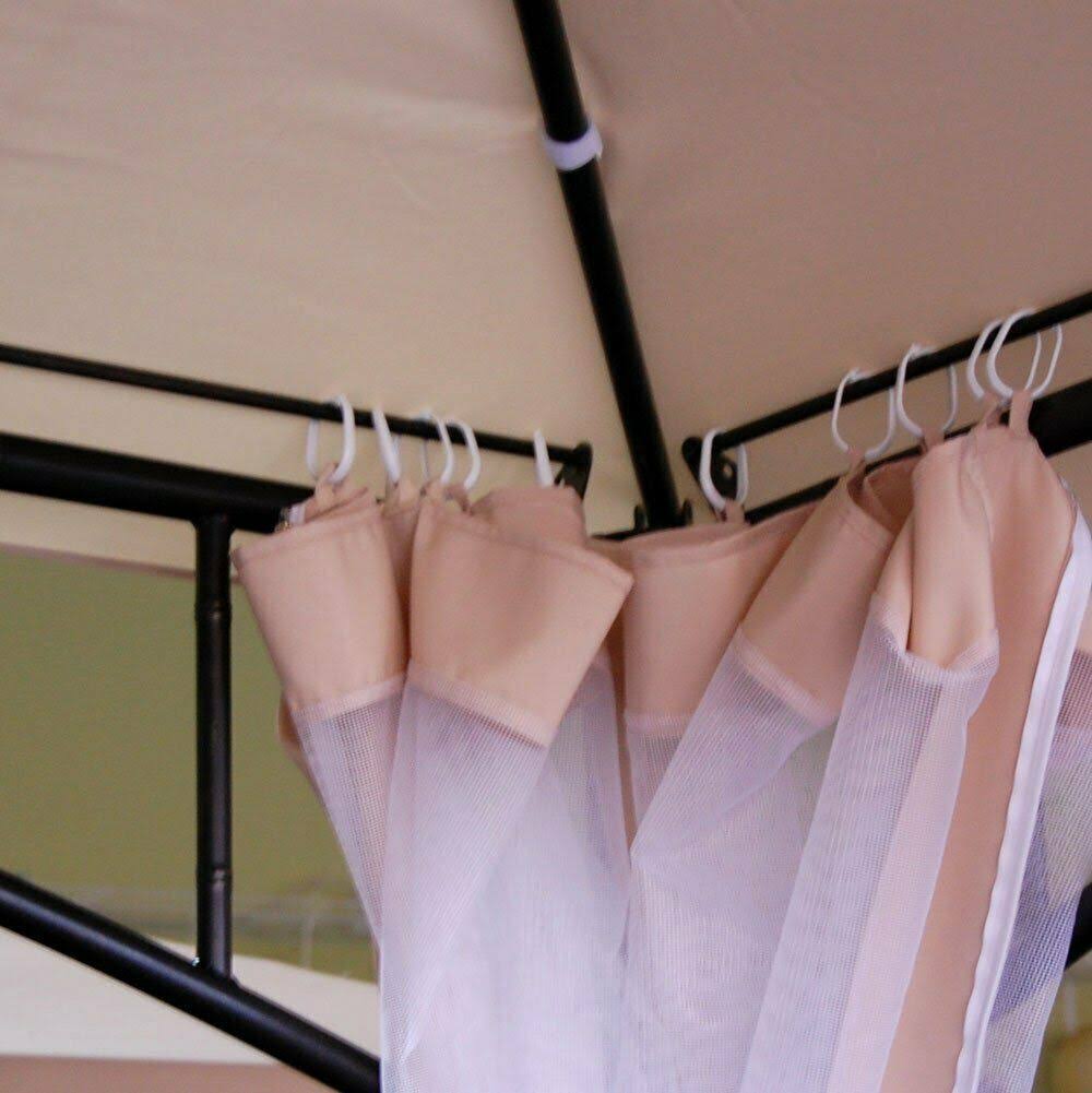 Garden Winds Replacement Canopy for Target Madaga Gazebo Beige
