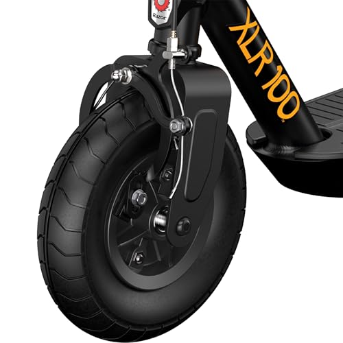 Razor Power Core XLR 100 Electric Scooter Outdoor Ride-On Toy for Ages 8+, Up to 10 MPH, 8" Pneumatic Front Tire, 90W High-Torque Hub Motor