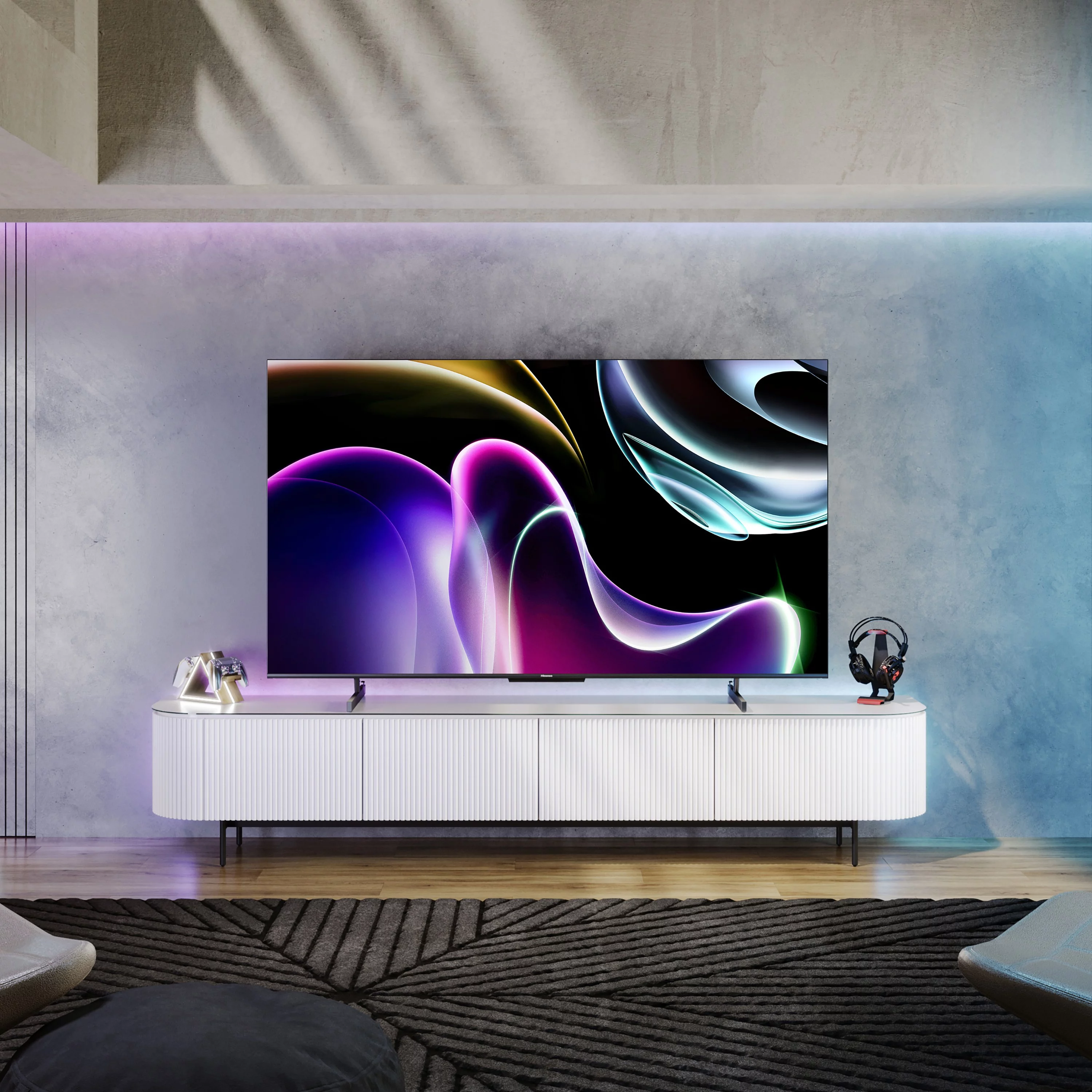 Hisense 65" Class U7 Series Mini-LED ULED 4K UHD Google Smart TV (65U7K) - QLED, Native 144Hz, 1000-Nit, Dolby Vision IQ, Full Array Local Dimming, Game Mode Pro