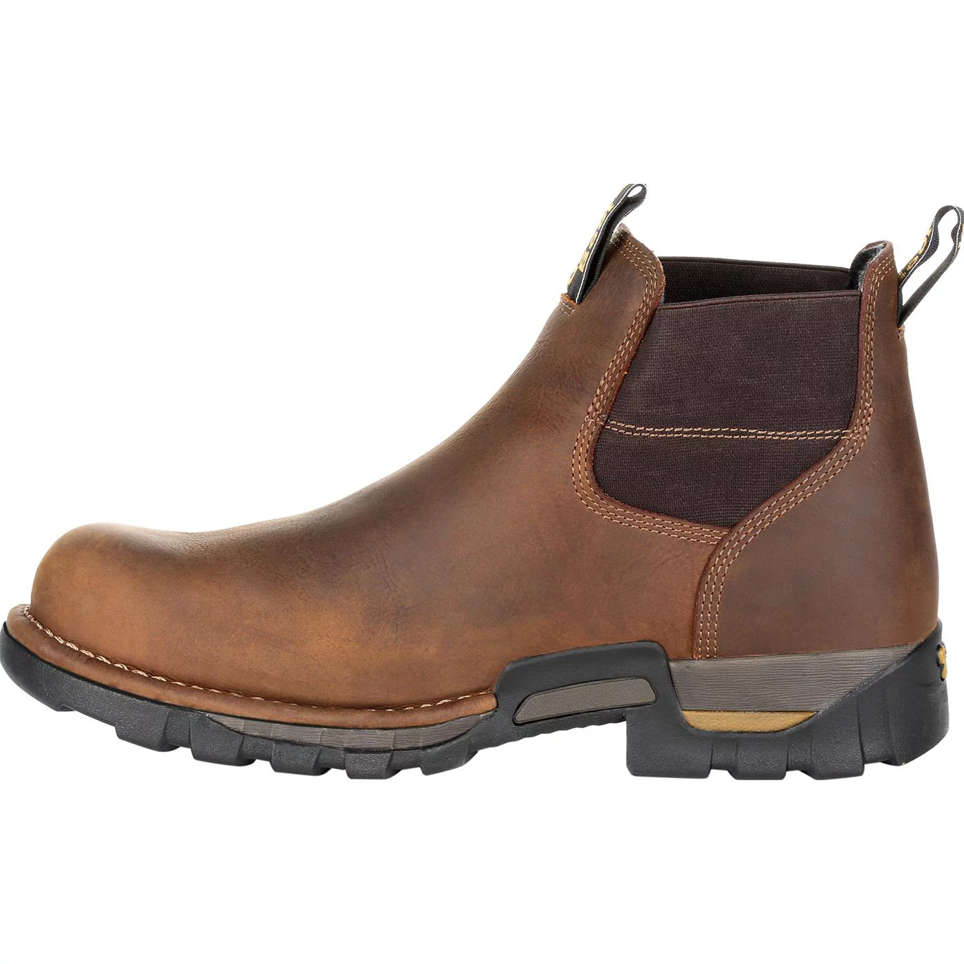 Georgia Boot Eagle One Steel Toe Waterproof Chelsea Work Boot Size 12(W)