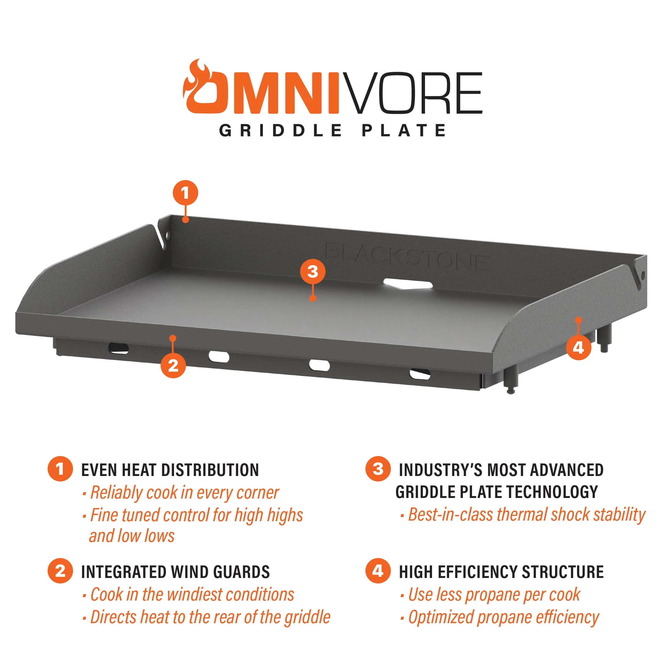 Blackstone Adventure Ready 22 Omnivore Propane Griddle with Stand and Adapter Hose