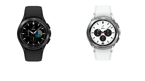 SAMSUNG Galaxy Watch4 Classic Version 46mm Black Stainless Steel Smartwatch| Verizon 4G LTE| with ECG Monitor Tracker for Health & Fitness + GPS Fall Detection- (Renewed)
