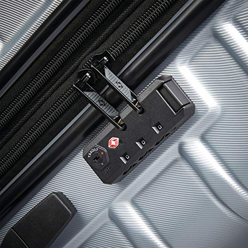 Samsonite Omni 2 Hardside Expandable Luggage with Spinner Wheels, 2-Piece Set (19/24), Lagoon Blue