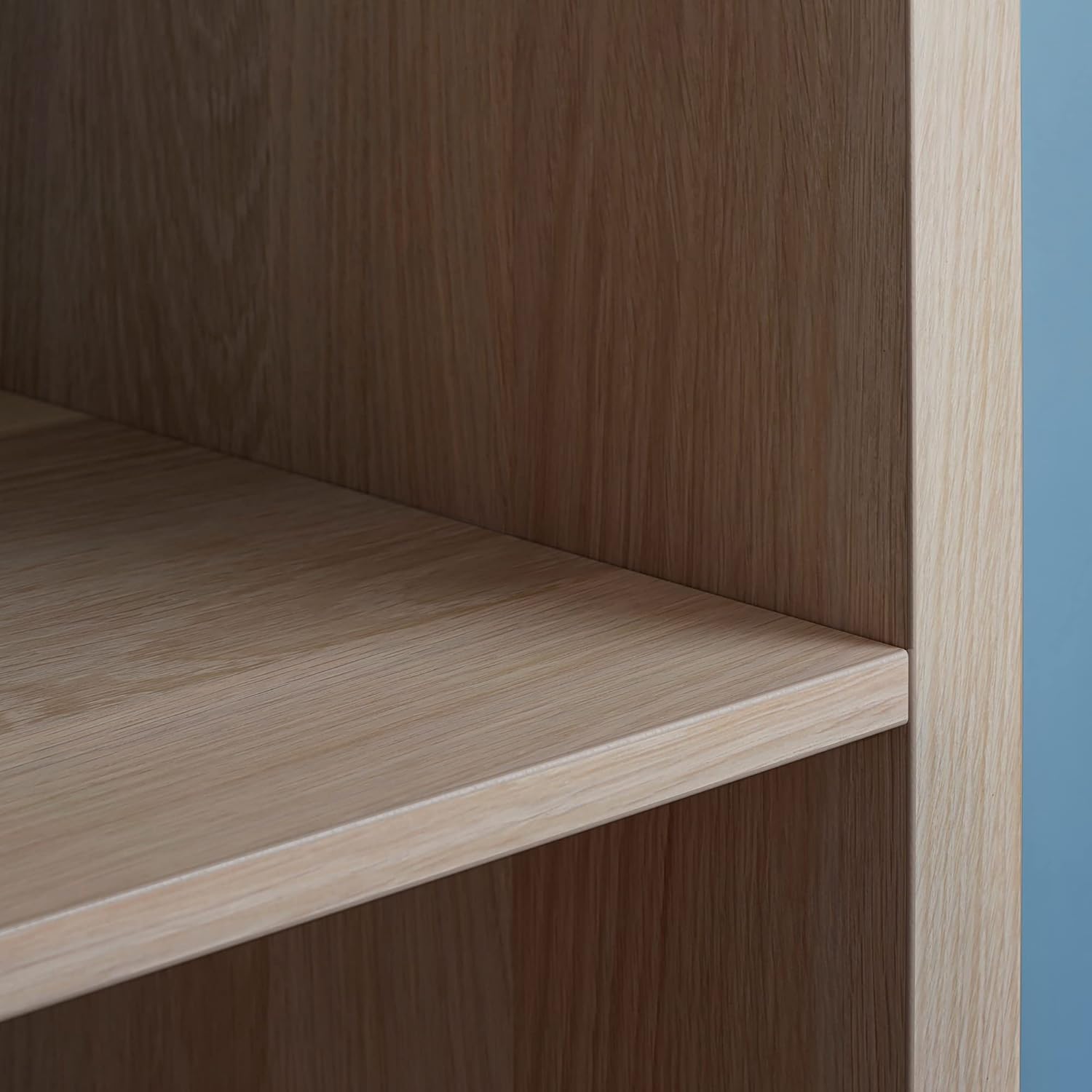 IKEA KALLAX shelving unit white stained oak effect (42x39x147 cm) 4 shelf