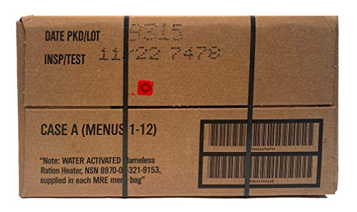 MRE (Meals-Ready-To-Eat) Case-Inspection 11/2022 or Better-ACM MRE Case (Case A & B Combo)