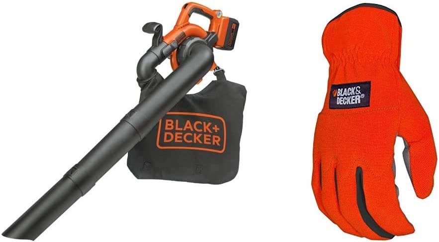 BLACK+DECKER 40V Leaf Blower/Leaf Vacuum Kit, Cordless (LSWV36)