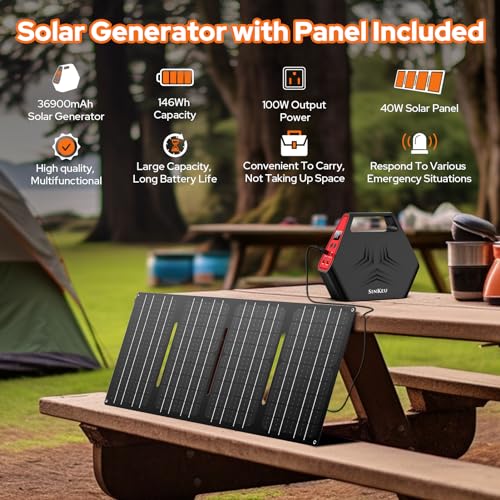 Sinkeu Solar Power Station with Solar Panel…