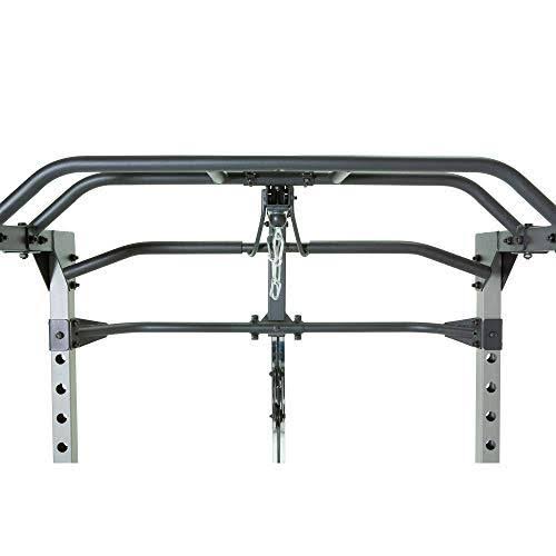 Fitness Reality 810XLT Super Max Power Cage with Optional LAT Pull-Down Attachment and Adjustable Leg Hold-Down