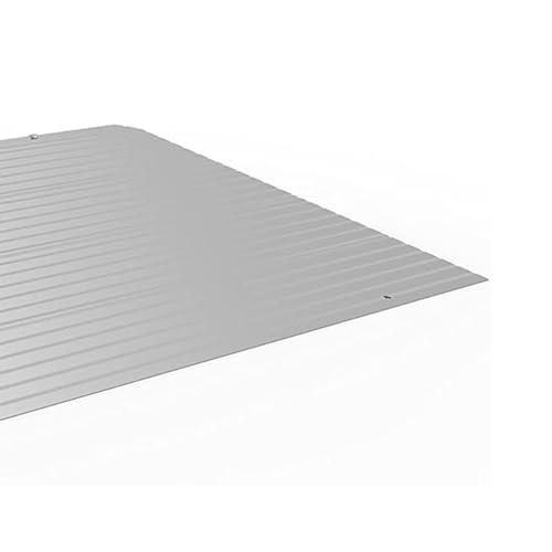 EZ-ACCESS Transitions Portable Self Supporting Aluminum Modular Entry Threshold Ramp Ideal for Doorways and Raised Landings, 6 Inch