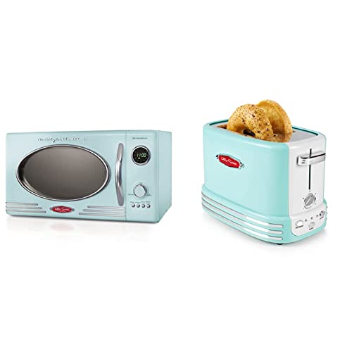 Nostalgia Retro Countertop Microwave Oven