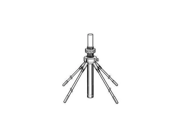 Solarcon A-99ck 17& Omni-directional Fiberglass Base Station Antenna and Ground
