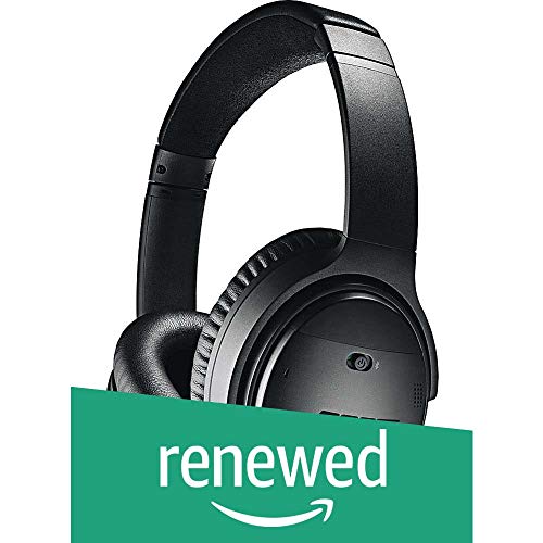 Bose QuietComfort 35 (Series II) Wireless Headphones, Noise Cancelling - Black (Renewed)