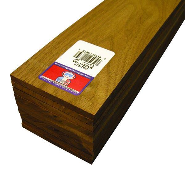 Midwest Products 4675 1/4x22 x 3x22 x 24x22 Walnut Sheets (10)