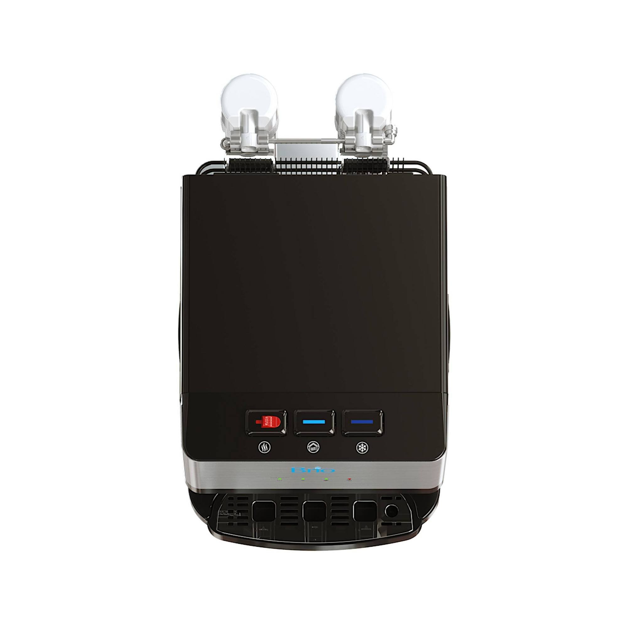 Brio Countertop Self Cleaning Bottleless Water Cooler Dispenser with Filtration - Hot Cold and Room Temperature Water. Free Extr
