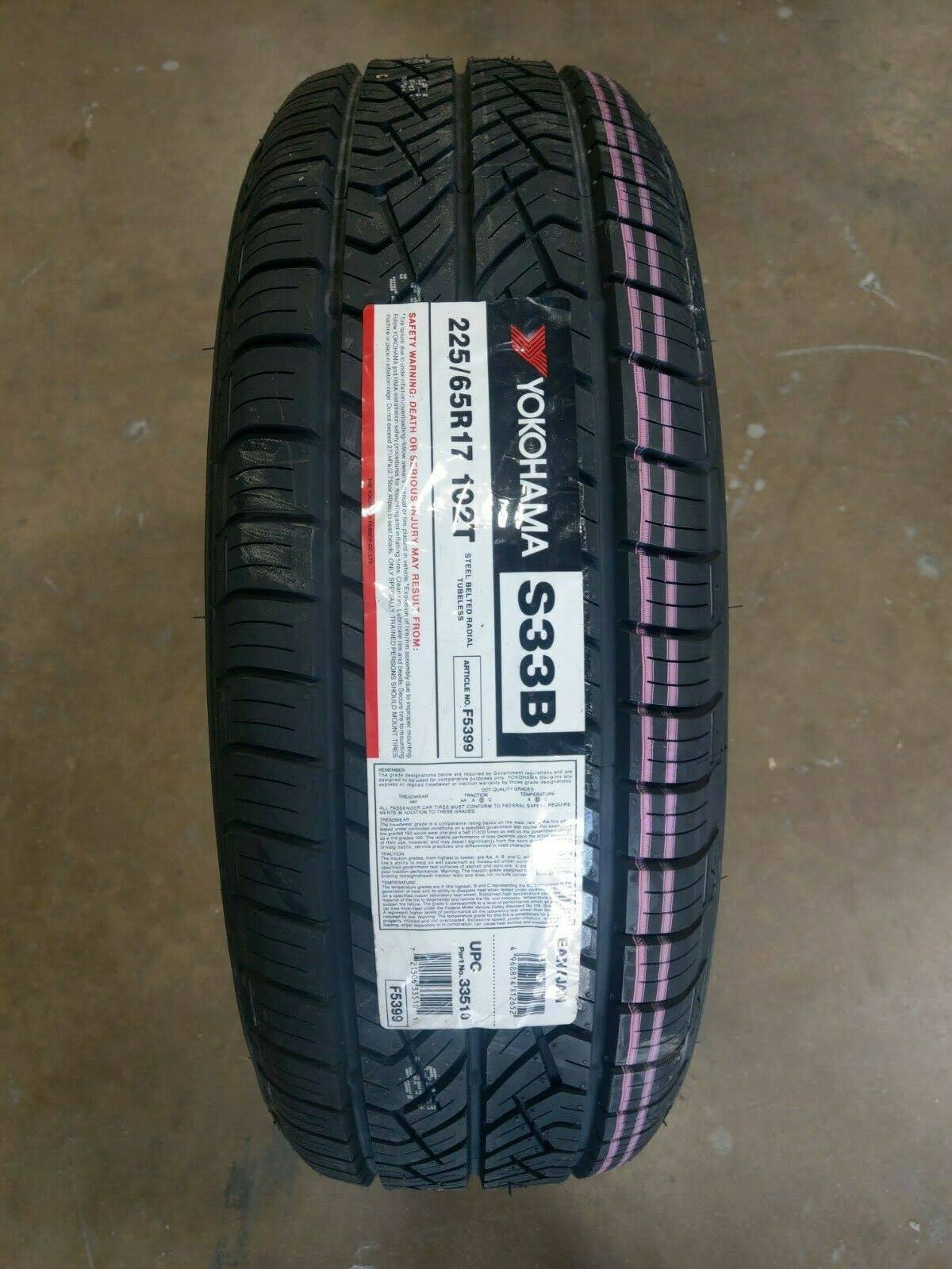 Yokohama - Avid S33B - 225/65R17 102T