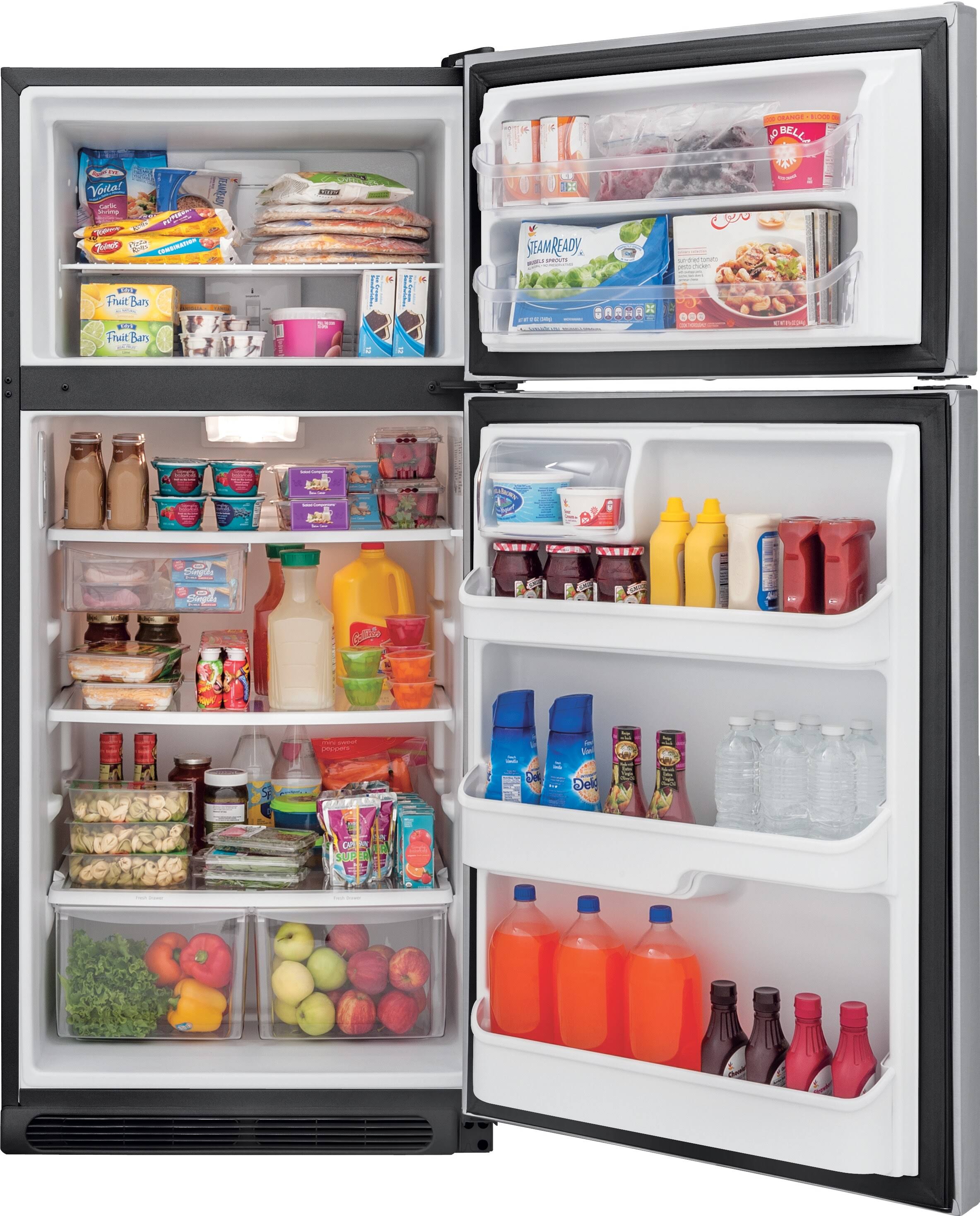 Frigidaire FFTR2131QS 20.5 Cu. ft. Top Freezer Refrigerator - Stainless Steel