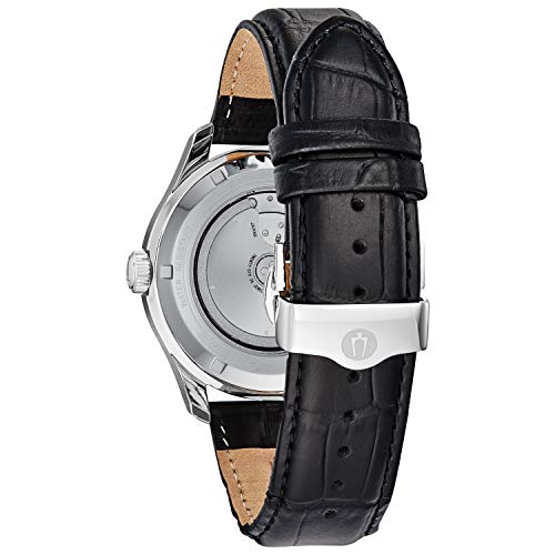 Bulova Men's Classic 6 Hand Power Reserve Leather Strap Watch