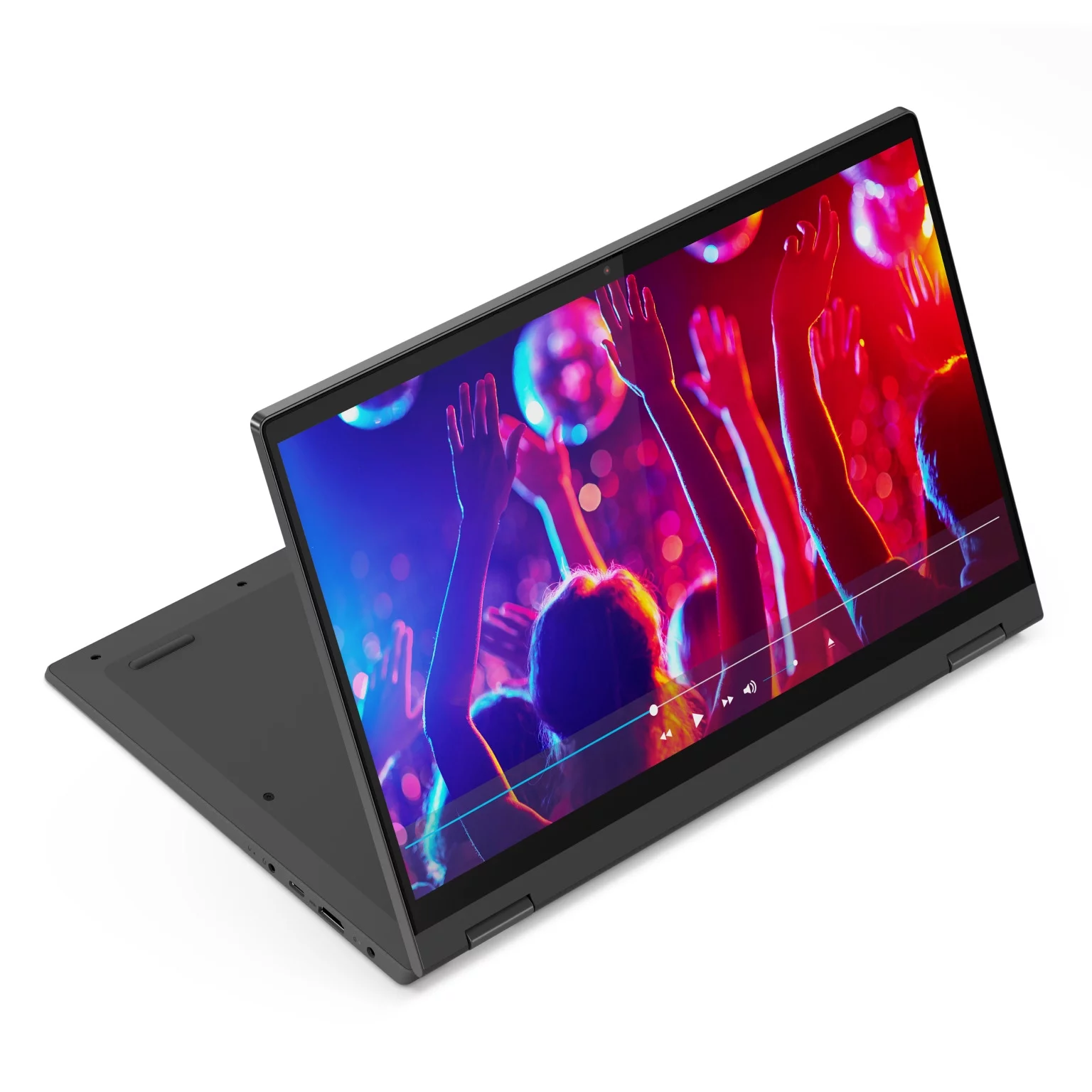 Lenovo Ideapad Flex 5i 14" FHD 2-in-1 Touchscreen Laptop, Intel Core i3, 4GB RAM, 128GB SSD, Graphite Gray, Windows 10, 82HS007CUS