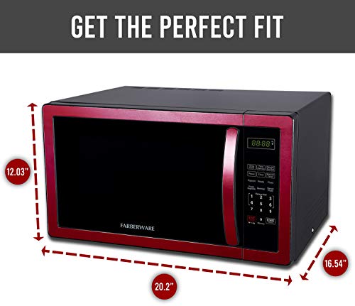 Farberware Classic FMO11AHTBKD 1.1 Cubic Foot 1000-Watt Microwave Oven